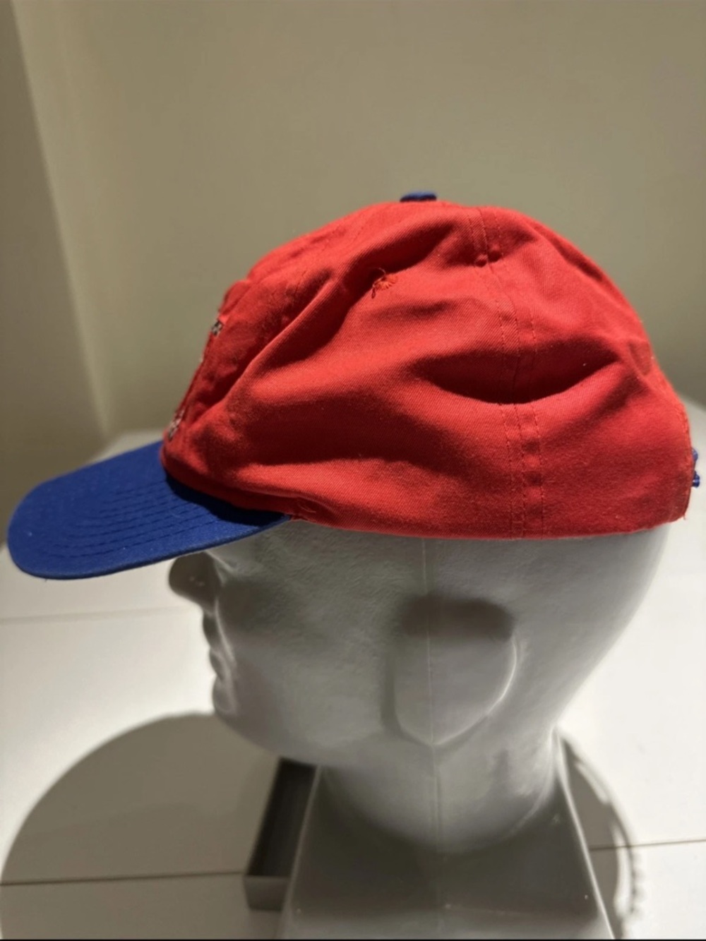 Budweiser Red & Blue Racing Patch Cap - Picture 6 of 7